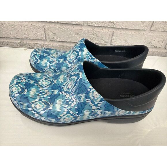 Crocs Neria Pro II Graphic Slip Resistant Work Clogs Women’s Shoes Size 11 - Picture 4 of 10